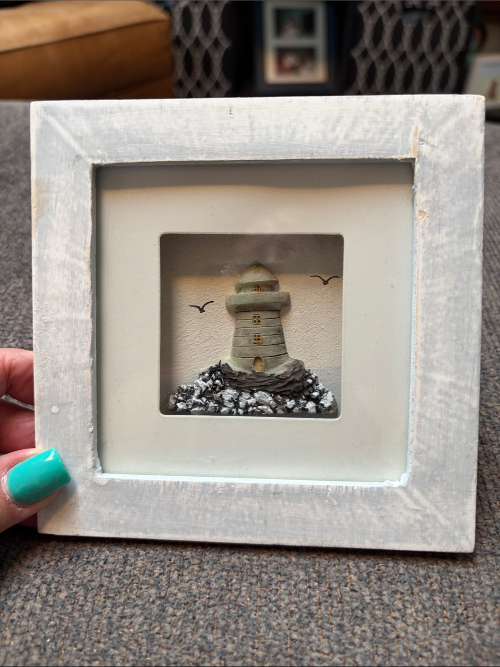 Lights House Shadowbox Wall Art